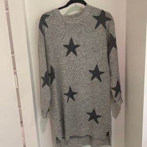 Jodifl SM oversized sweater dress with stars